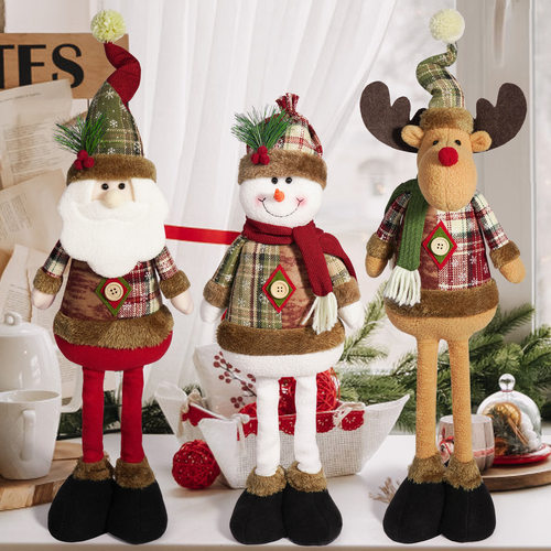 Christmas Telescopic Doll, Old Man, Snowman, Elk, Christmas