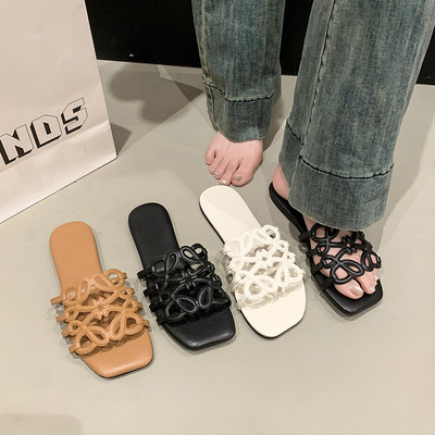 Leisure beach slippers, Niger Southeast flat bottomed women