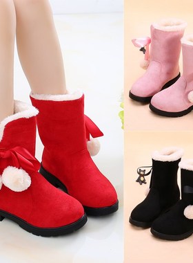 Children's snow boots, girls' boots, winter boots kids shoes