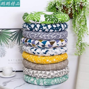 thicken chair cushion cotton and linen office four椅垫混纺