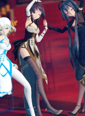 MMD动作VMD舞蹈数据含动作表情镜头音乐合集