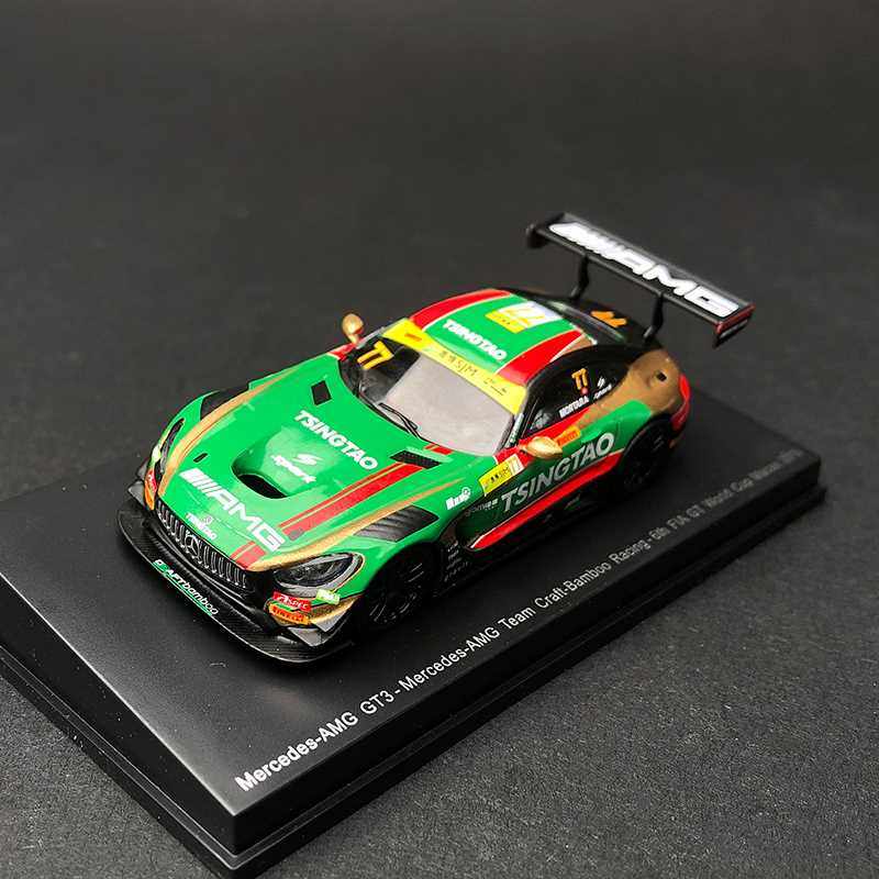 正品spark 1:64 奔驰mercedes-amg gt3 合金赛车成人收藏汽车模型