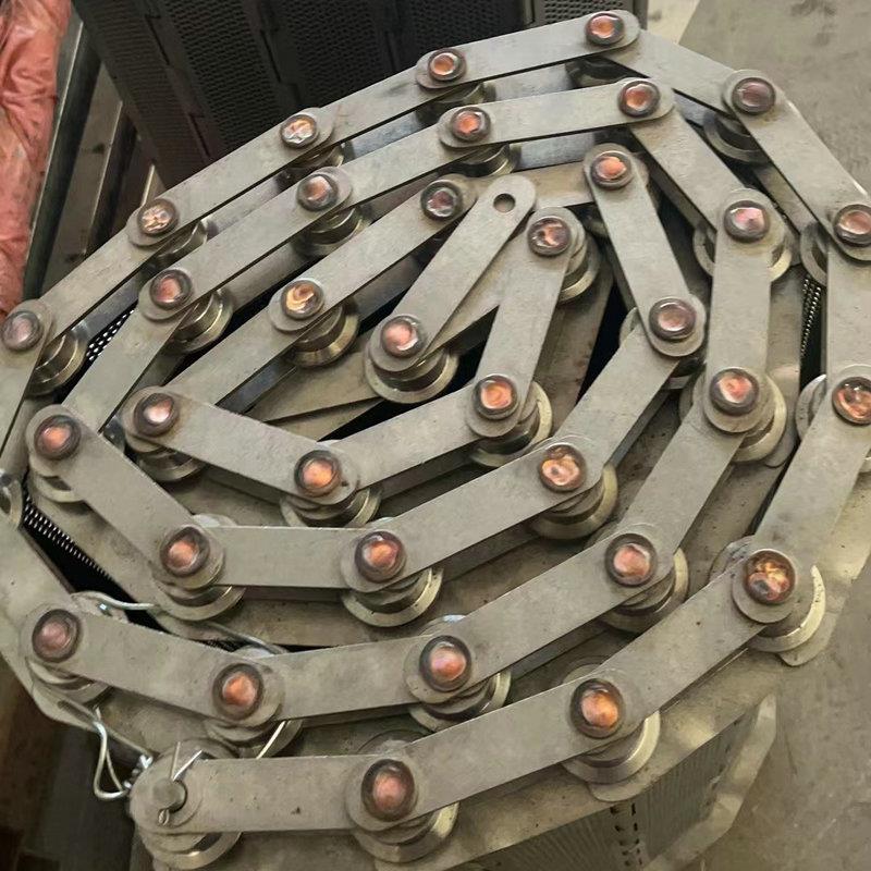 制斗式提升机链条不锈距钢单排双滚子链C定2节16AL无品牌/链大节