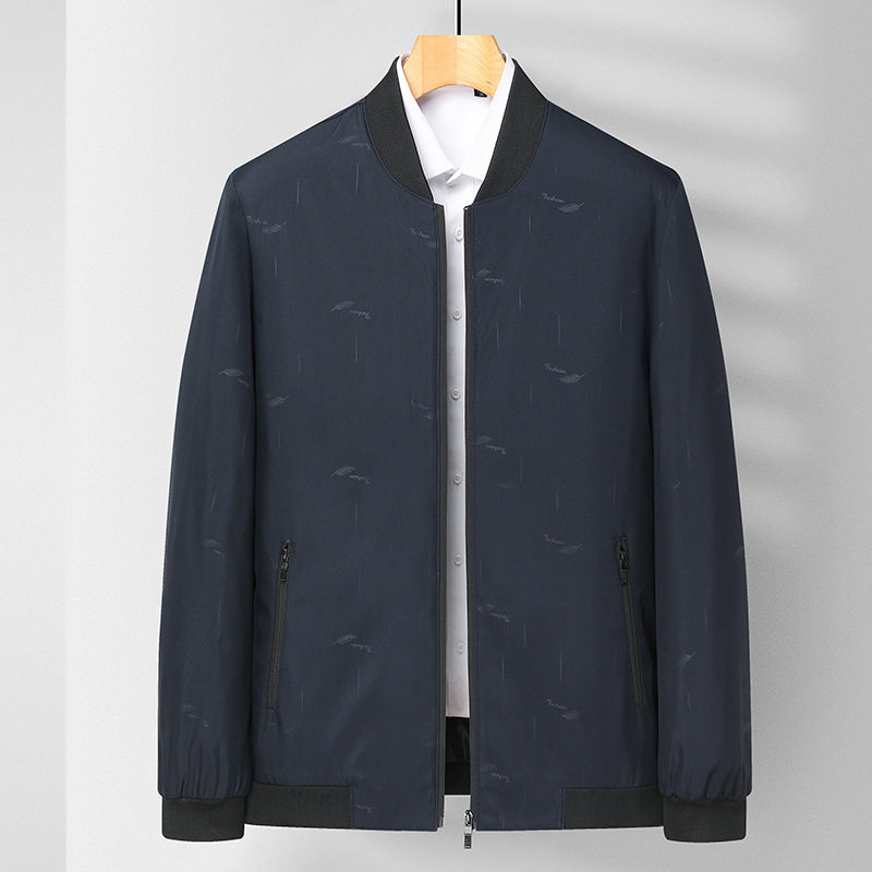 恒源祥中年男士夹克外套春秋季时尚休闲棒球领男装爸爸上衣新款印,男装,夹克,淘宝优惠券,粉丝福利购,淘宝优惠卷