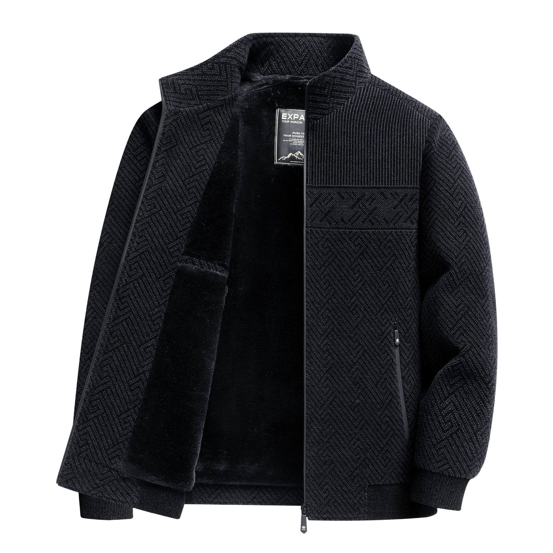 恒源祥男士夹克外套春秋新款中老年男士夹克雪尼尔外套休闲百搭爸,男装,中老年上装,淘宝优惠券,粉丝福利购,淘宝优惠卷