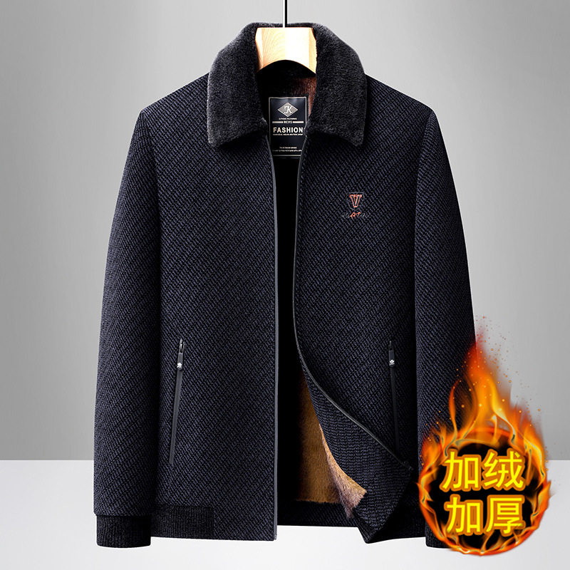 恒源祥男士冬季棉服新款加绒加厚保暖御寒外套中老年爸爸装老人休,男装,毛呢大衣,淘宝优惠券,粉丝福利购,淘宝优惠卷