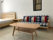 Phòng ăn ghế đỏ phòng tiếp khách đặt dài bằng nhau sofa dài giải trí đôi lưới màu đỏ đồ gỗ còn lại. - FnB Furniture