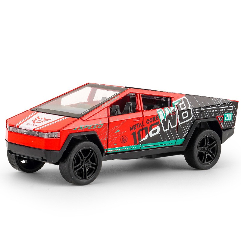 儿童玩具男孩仿真小汽车回力越野皮卡合金玩具车模型gd10