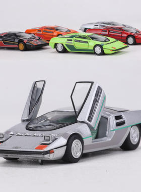 新款 DCT 1:64 童梦-零剪刀门跑车仿真合金汽车模型 可开门+翻灯
