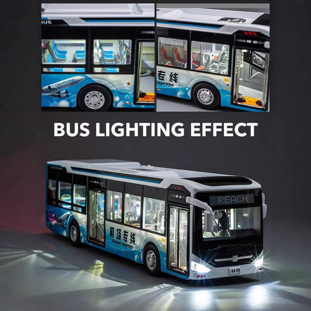 新款 咔尔合金1:42新能源公交车巴士客车玩具模型礼物热销,模玩/动漫/周边/娃圈三坑/桌游,火车/摩托/汽车模型,淘宝优惠券,粉丝福利购,淘宝优惠卷