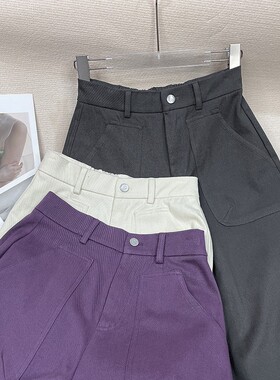 【潇潇】直筒哈伦老爹休闲裤女WK812裤长96