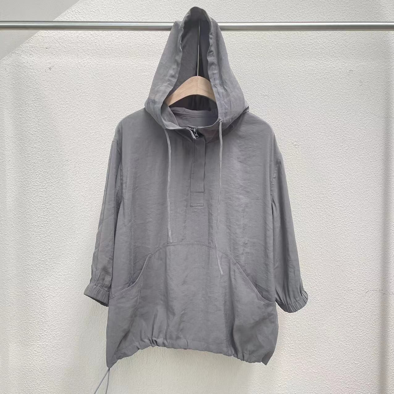 【潇潇】百搭连帽上衣WS30123