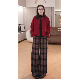 长52 潇潇 建议机洗 小球型 WS724 新年小开衫