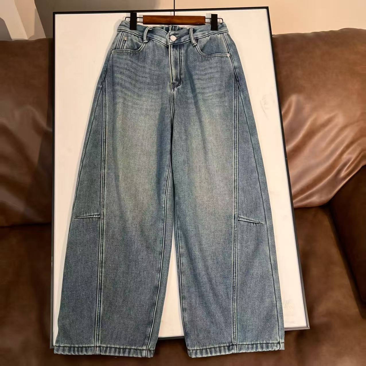 潇潇丨身高166cm以下入  长97  新款牛仔裤3303