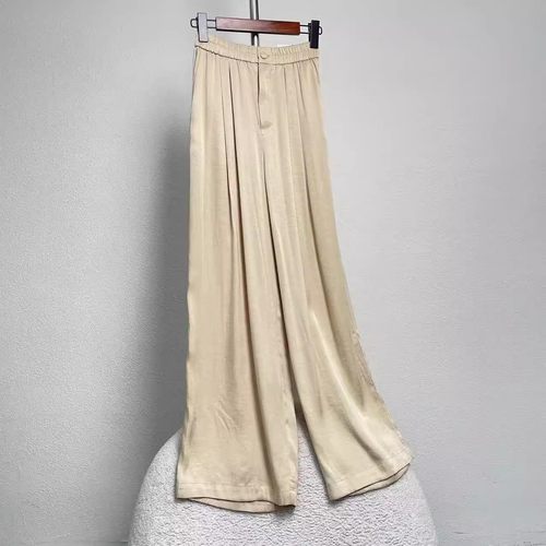 【潇潇&湿润面膜慵懒裤&巨贵铜氨面料】长102  裤子WK272