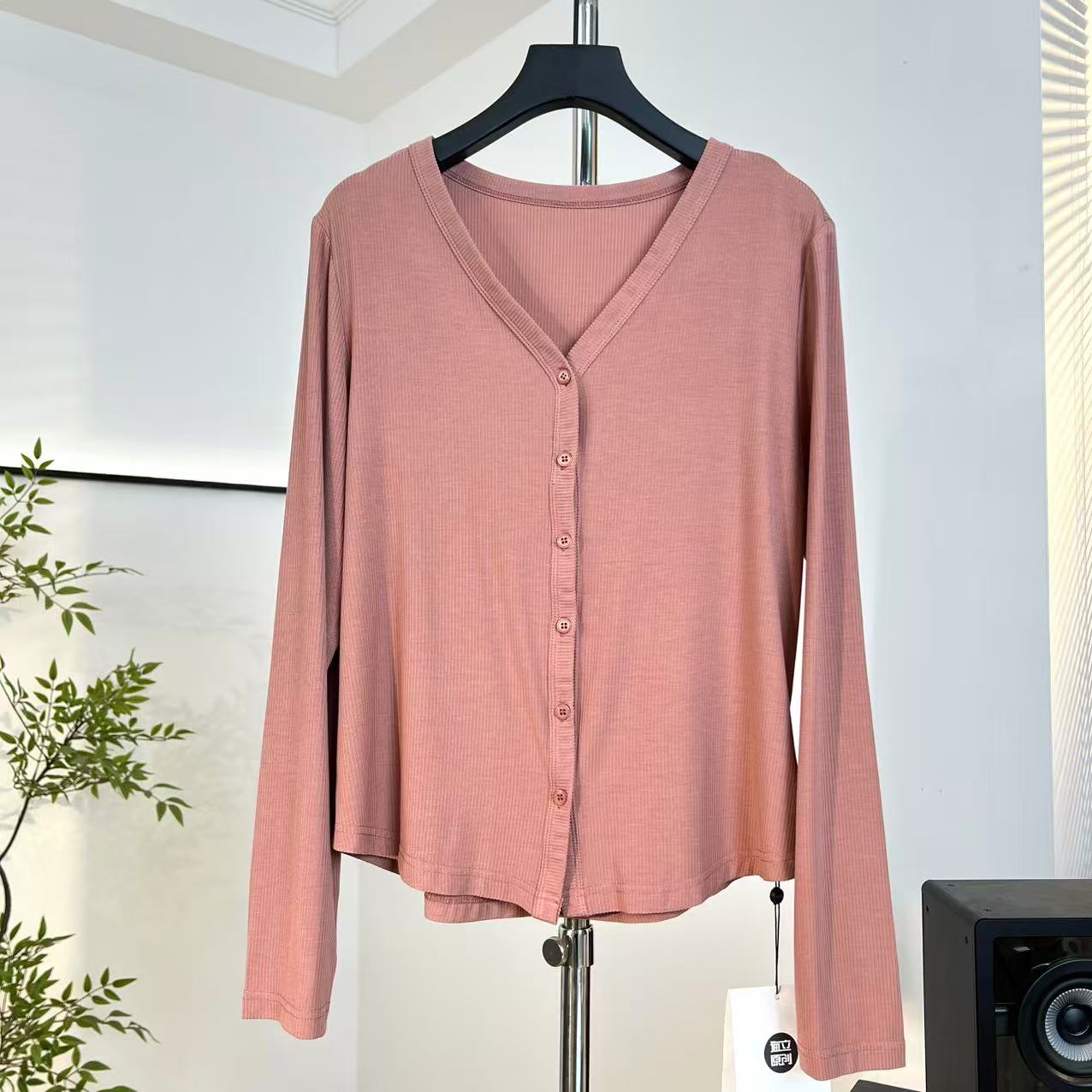 【潇潇&可机洗&夏季恒温衣】长56 春夏新款开衫WS554