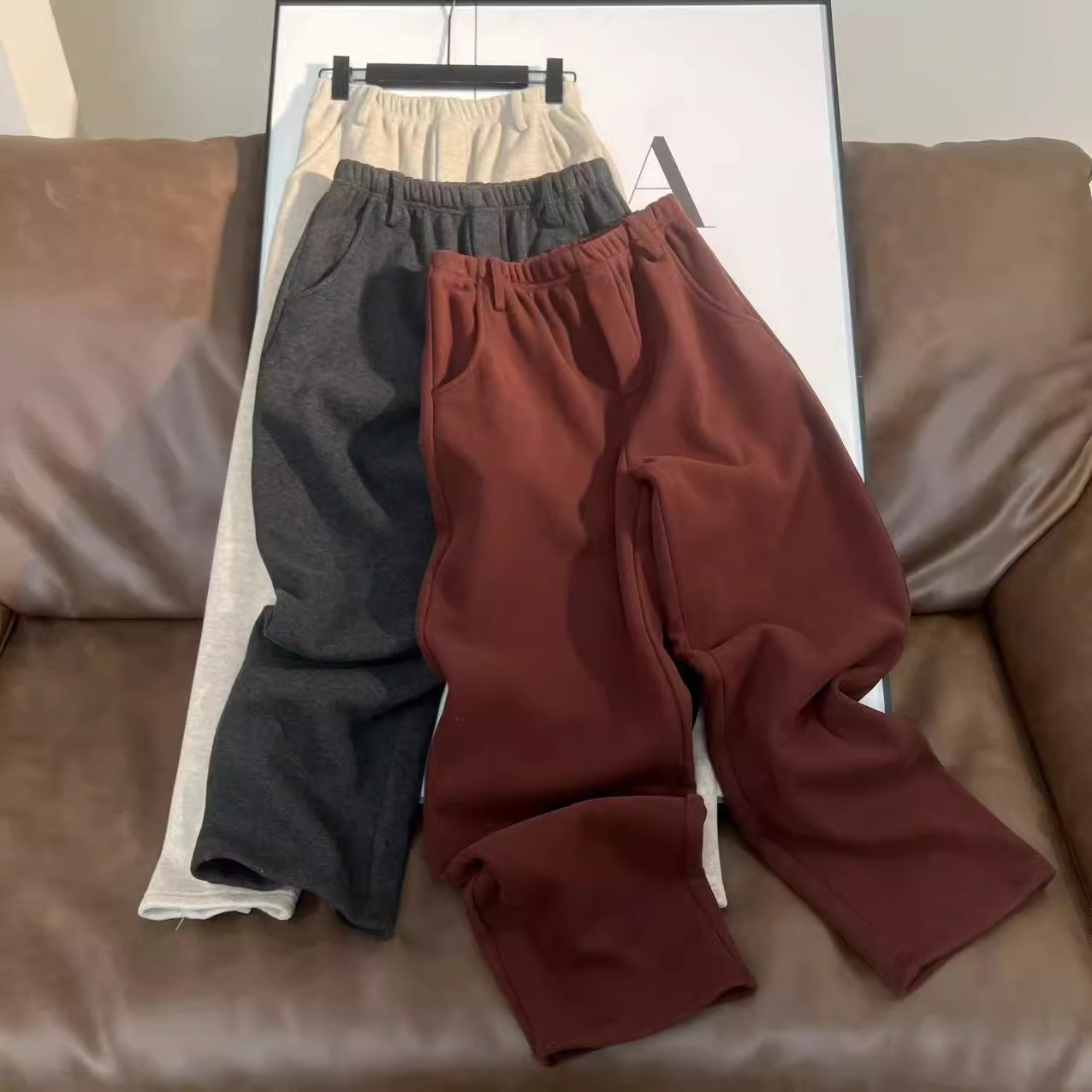 潇潇丨一条过冬丨防风小香蕉裤丨可机洗  长99  Q27001