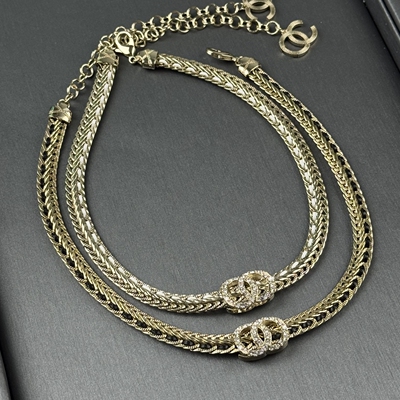 满钻编织工艺贵气感项链女欧美小众设计高级百搭气质名媛风锁骨链