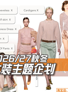 C370女装2026-27秋冬单品款式 流行色彩 主题企划 服装设计素材