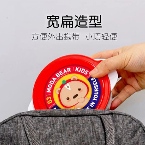 TISOU爱婴小铺宝宝辅食碗316L不锈钢双耳碗婴儿童家用吃饭餐具碗