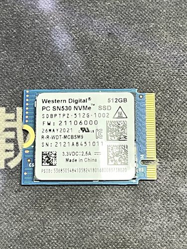 西数sn530 sn740 512g nvme 2230长度 pcie3.0  4.0固态硬盘 512g