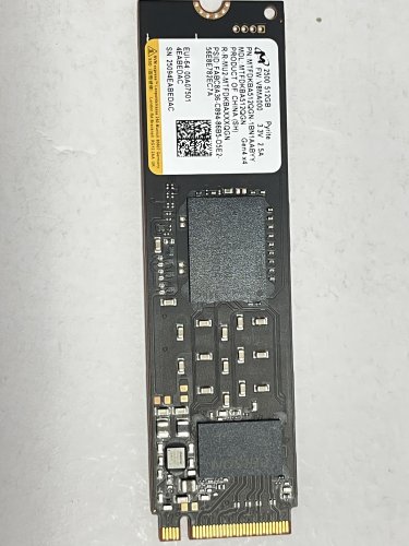 镁光2500 512G M.2 2280 NVME协议 PCIE4.0×4 读写6600/3650 ssd