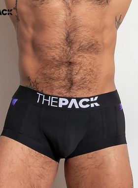 ThePack男士时尚性感低腰紧身孔雀翎色带臂环平角内裤SS25U25