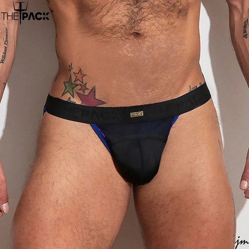 ThePack孔雀翎色细绳单双丁内裤