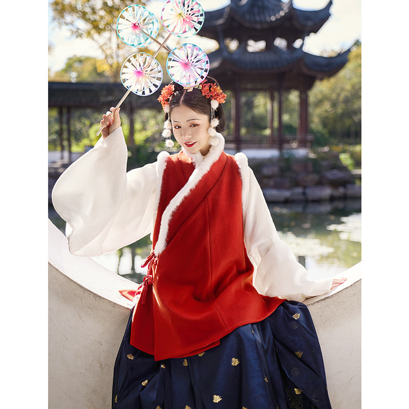 原创汉服半城繁華羊毛