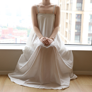 半城原创 汉服齐胸衬裙透气轻盈凉爽舒适丝绵衬裙伞形齐胸衬裙