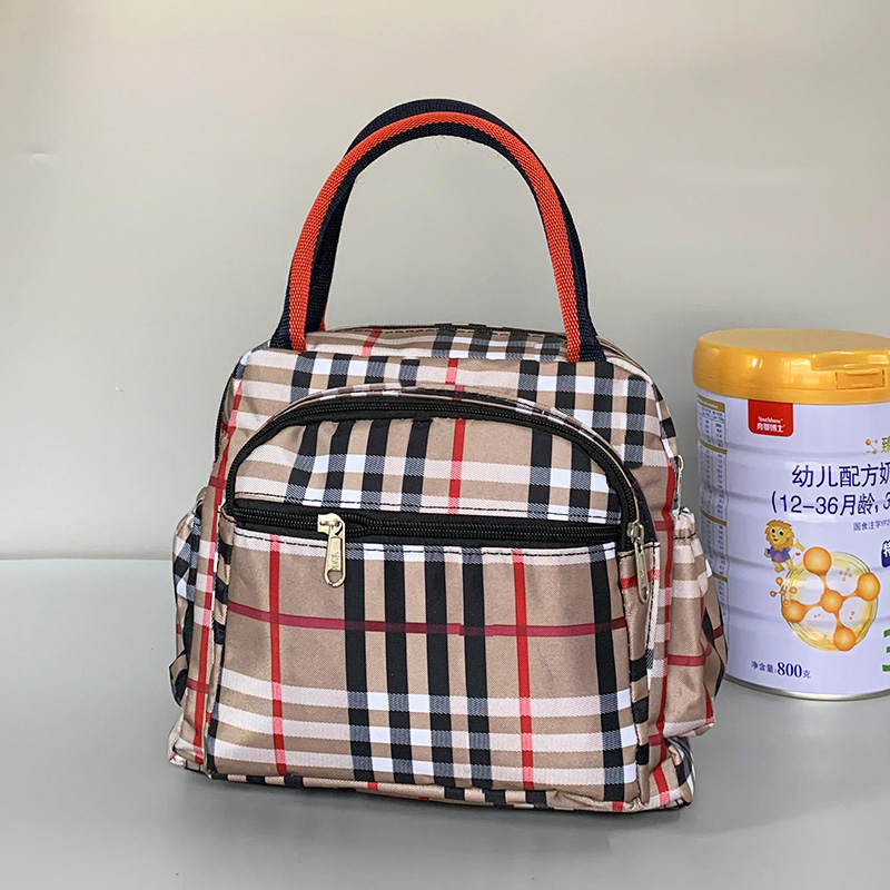 2023新款防水帆布包女手提袋子妈妈包出门小拎包轻便牛津布手提包