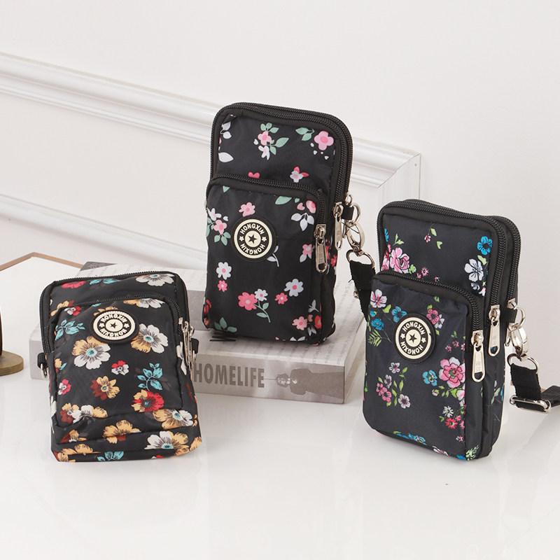 2025手机包女斜挎迷你小包包百搭手拿包手腕帆布包便携挂脖零钱包