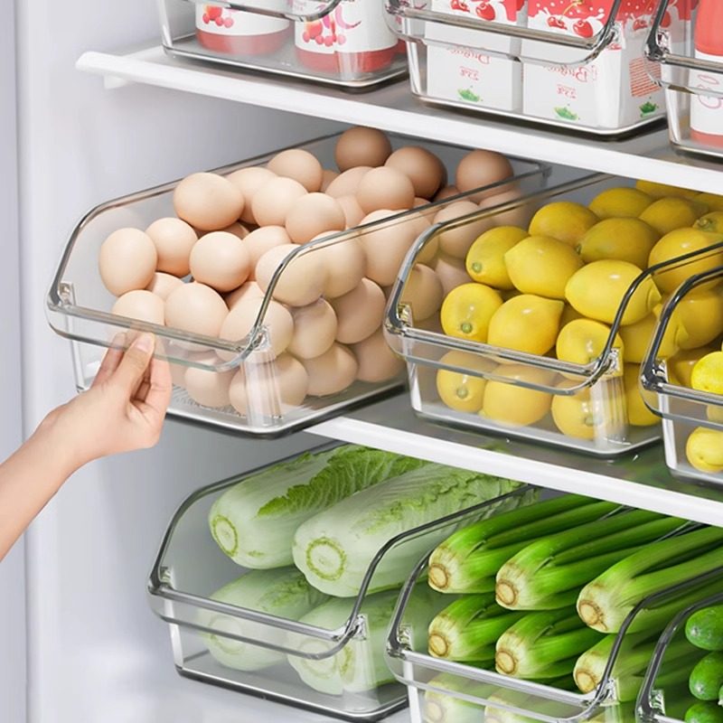 食物食品冰箱鸡蛋抽屉式收纳盒盒子保鲜整理盒子蔬菜分装专用神器,收纳整理,食物收纳盒,淘宝优惠券,粉丝福利购,淘宝优惠卷