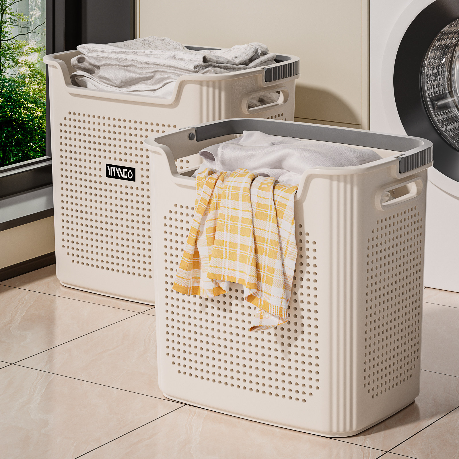 大容量家用收纳筐脏衣篮脏衣篓玩具瑜伽储物收纳筐卫生间洗衣篮