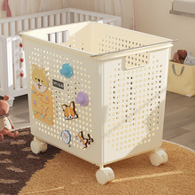 儿童玩具收纳箱家用大容量超大宝宝玩偶整理筐可移动杂物储物箱子