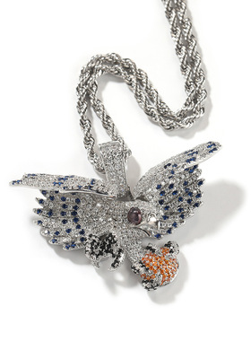 【ICEJAG】JinJiBeWater_隼同款欧美个性铜镶锆石精致吊坠配饰