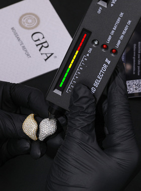 【ICEJAG】S925纯银莫桑石戒指奢华满天星戒指嘻哈潮流指环配饰