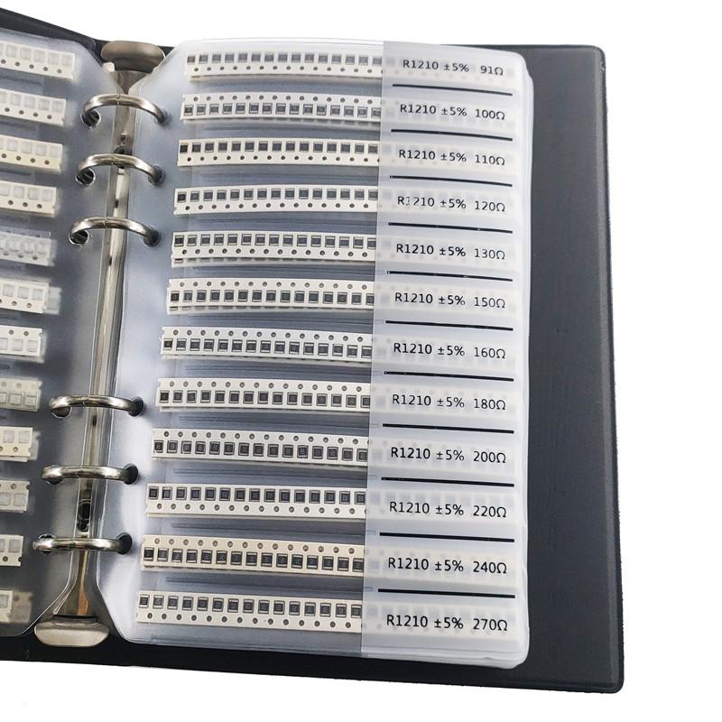1210贴片电阻本 精度5% 0R-10M 170种不同阻值 每种25只