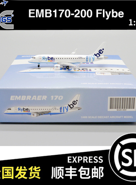 JC Wings 1:400 EMB170-200STD Flybe G-FBJH W400-0001 飞机模型