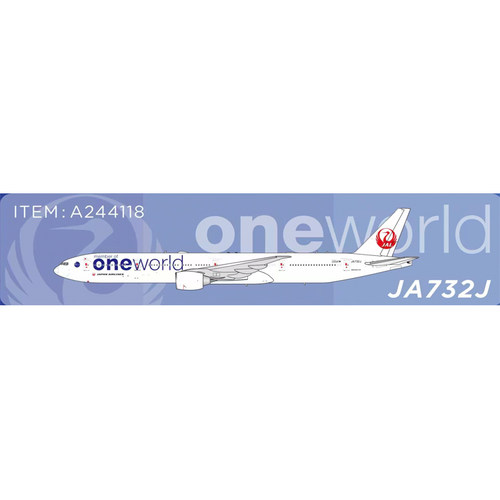 预APOLLO 1:400 B777-300ER JAPAN AIRLINES JA732J A244118 JAL