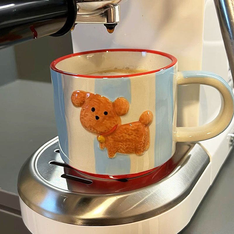 这小狗马克杯也太可爱了吧