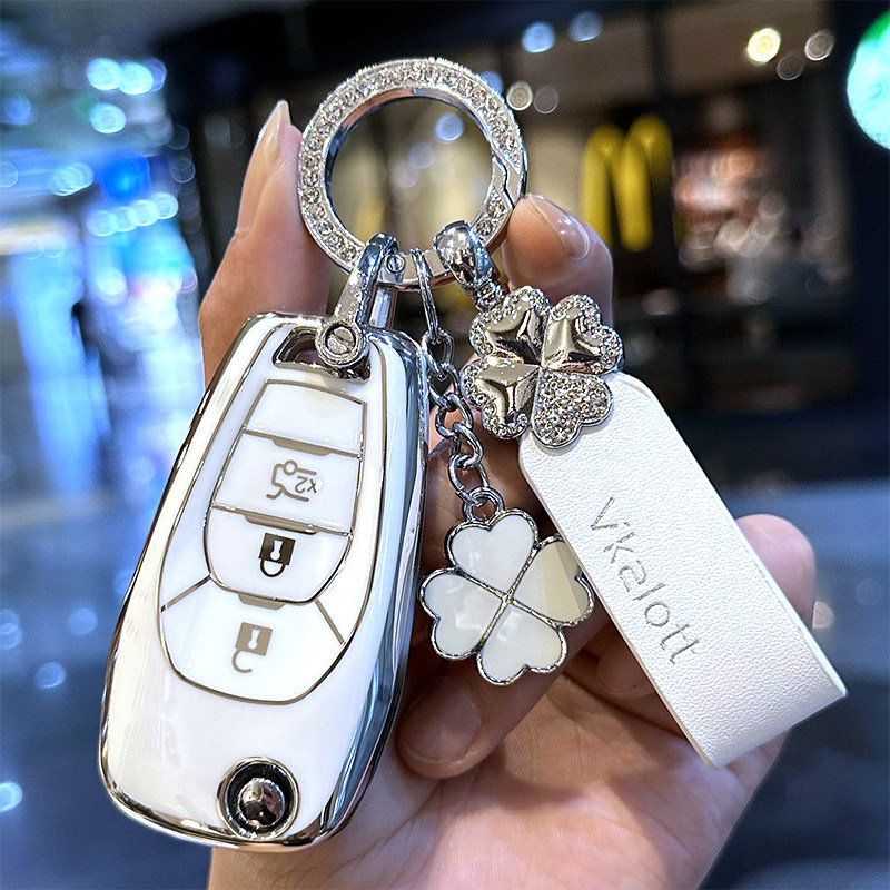 适用于雪佛兰科鲁兹钥匙套科沃兹包扣雪弗兰车钥匙高档保护壳男女,汽车用品/电子/清洗/改装,车用钥匙包,淘宝优惠券,粉丝福利购,淘宝优惠卷