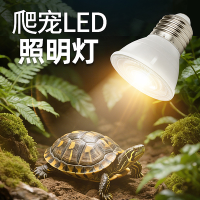 乌龟晒背灯龟缸照明灯led补光灯