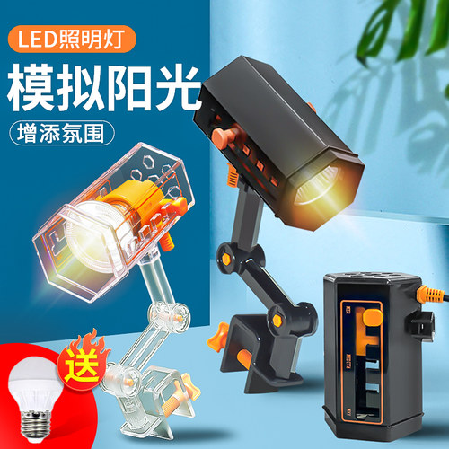 爬将军乌龟UVB爬宠晒背灯