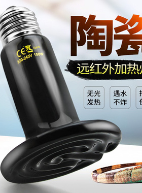 陆龟蜥蜴爬虫箱陶瓷加热灯陶瓷保温灯宠物刺猬饲养箱鹦鹉用品爬宠