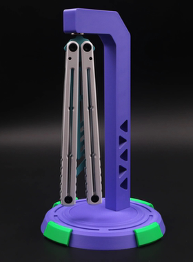 磁吸悬浮balisong 展架 蝴蝶刀蝴蝶花式练习刀组装展示台架磁悬浮