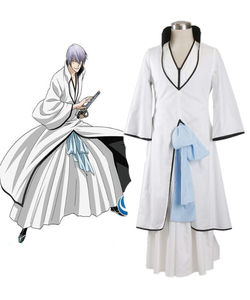 死神市丸银虚圈装白色死霸装和服动漫Cosplay男装