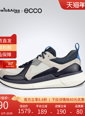ecco爱步男鞋2025秋冬新款潮流网面透气休闲鞋 健步BIOM 830774