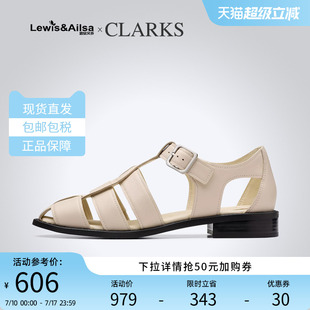 透气Hana clarks其乐女鞋 潮流低跟轻便罗马凉鞋 2025新款 Sun 夏季