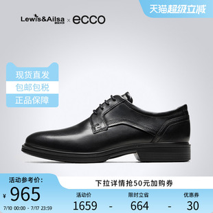 商務(wù)正裝 622104 款 ECCO愛步男鞋 低幫經(jīng)典 英倫風(fēng)德比鞋 2025夏季 皮鞋